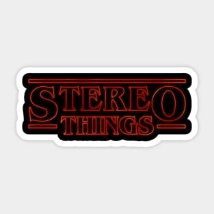 Stereo Things Sticker